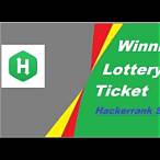 winning lottery ticket hackerrank solution